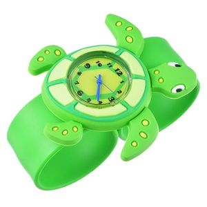 Kids Boys Girls Slap On Silicone Seas Animal watch